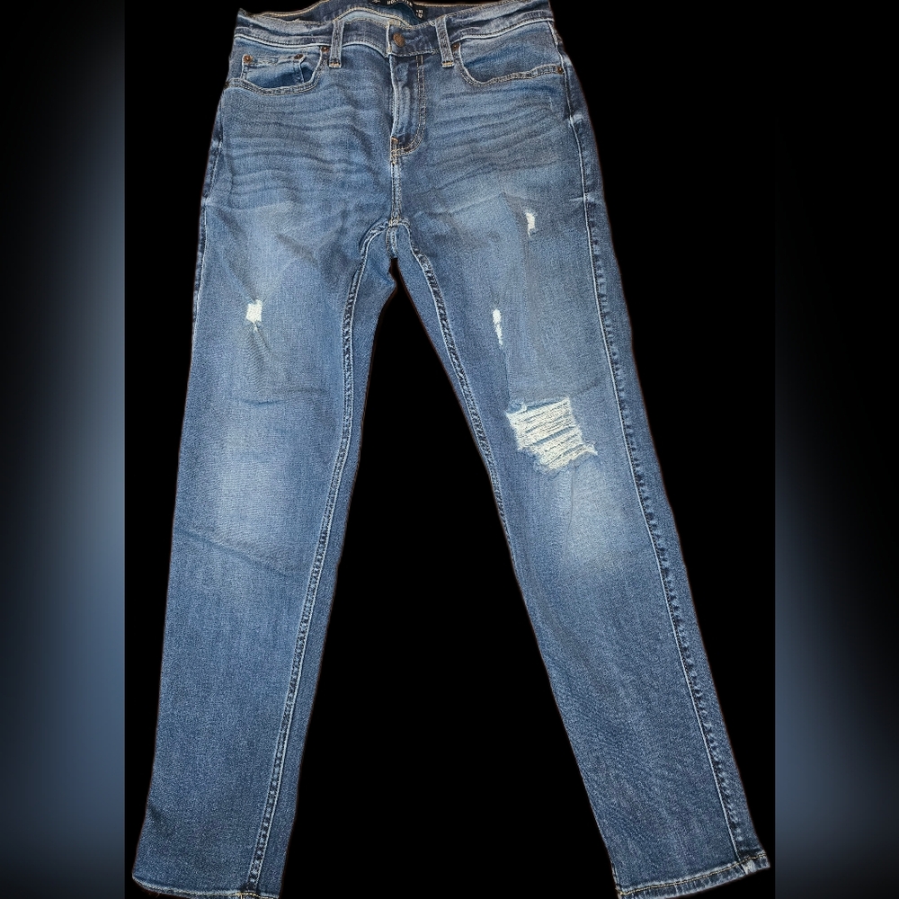 Hollister Distressed Blue Jeans